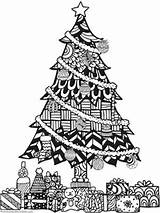 Doodle Christmas Coloring Pages Part sketch template