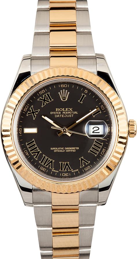 rolex datejust ii 116333 at bob s watches 100 authentic