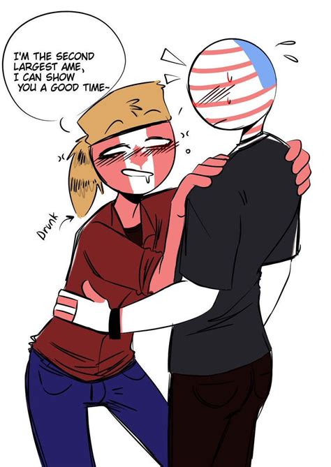 Canada X Usa Countryhumans °23 Country Humor Country Memes Light