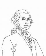 Washington George Coloring Drawing Sketch Caricature Color Google Search sketch template