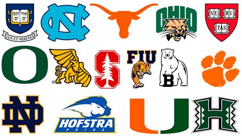 university  college logos