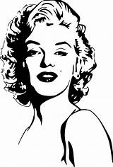 Monroe Marilyn Drawing Getdrawings Clipart sketch template