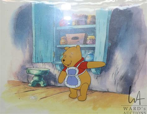 adventures  winnie  pooh  hand painted production cel