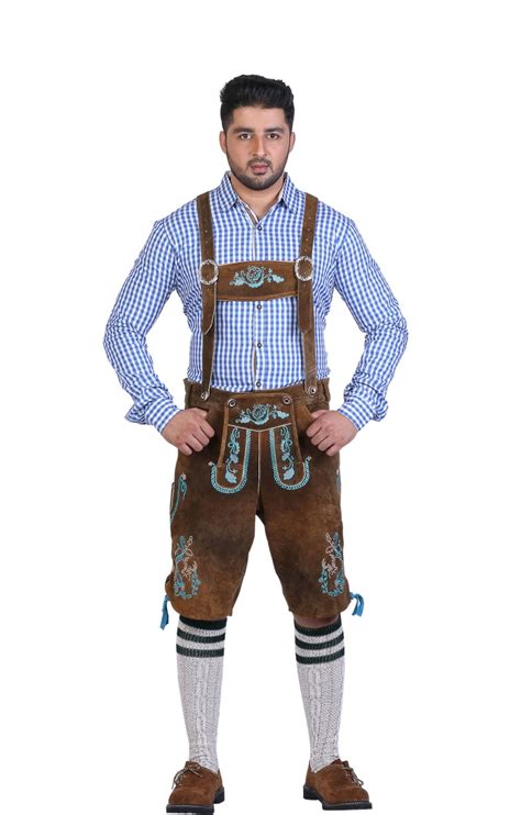 traditional german lederhosen brown rose lederhosen store