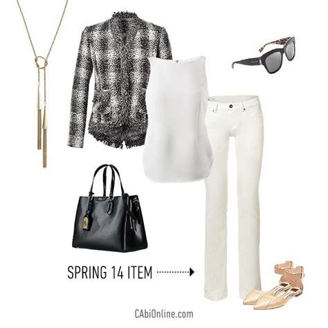 Cabi – Transition Your White Jeans Into Your Fall Look With A Tailored