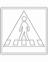 Pedestrian Crossing Denmark sketch template