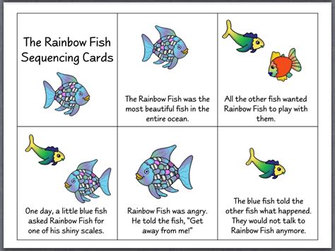 rainbow fish rainbow fish activities rainbow fish story fish activities