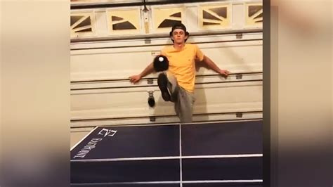 teens go viral with this insane ping pong challenge abc7 los angeles
