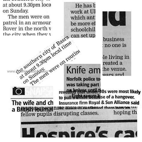 newspaper cutouts photoshop text brushes abr freebrushes