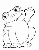 Frog Coloring Printable Pages Print Drawing Choose Board Template Color sketch template
