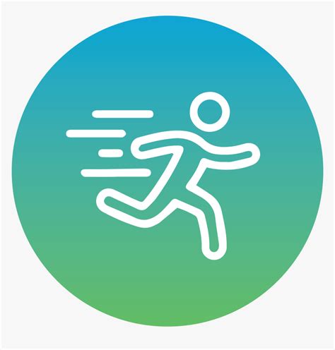 run icon circle hd png  kindpng