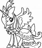 Unicorn Coloring Pages Princess Clipartmag sketch template