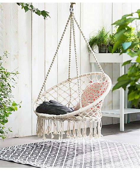macrame handmade hammock swing chair indoor outdoor patio