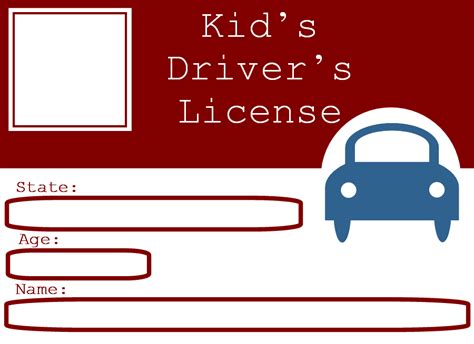 pin  kids drivers license