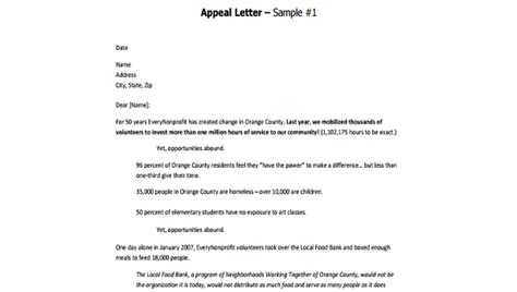 letter  appeal  college admission office sample sample appeal