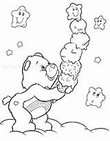 Coloring Bear Pages Care Bears Printable Birthday Print Carebear Color sketch template