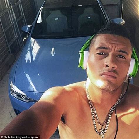 sister of tennis star bernard tomic fails to get her brother s rival nick kyrgios eye off the