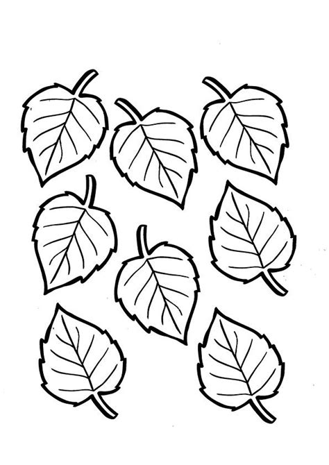 printable leaf coloring pages leaf coloring pictures