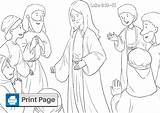 Jesus Tempted sketch template