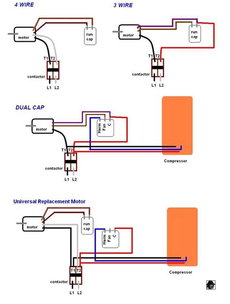 start capacitor wiring