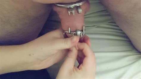 kelli locked into tiny chastity cage hd porn f6 xhamster