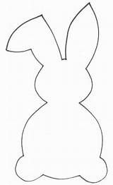 Bunny Easter Patterns Print Templates Crafts Template Bing Printables Diy Kids sketch template