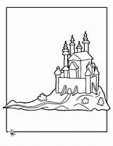 Coloring Castles Print Pages Coloringkids sketch template