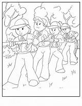 Cub Scout Coloring Pages Educative Printable sketch template