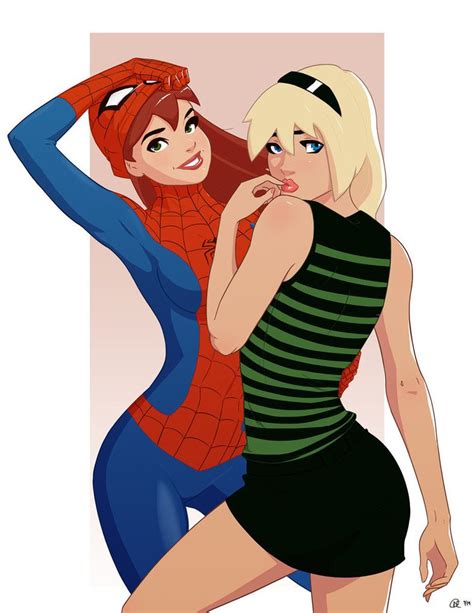 mj and gwen pin up by mro16 spider gfs pinterest gwen stacy