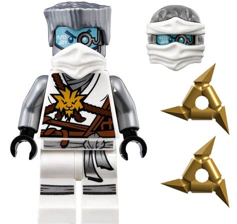 lego ninjago zane titanium   minifigure