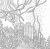 Mindfulness Colouring sketch template