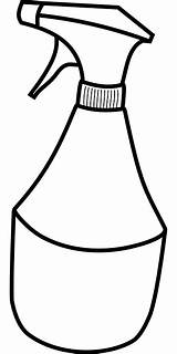 Bouteille Nettoyage Botol Menyemprotkan Pixabay Travaux Squirt Prime sketch template
