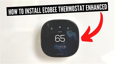 install ecobee smart thermostat enhanced   version youtube