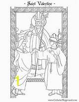 Coloring Kateri Tekakwitha Saint Feast Catholic July Divyajanani sketch template