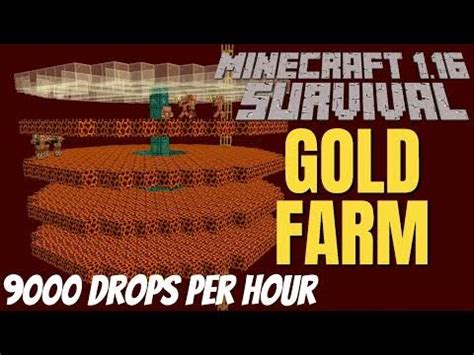 gold farm minecraft schematic