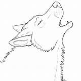 Wolf Howling Drawing Outline Transparent Line Head Deviantart Drawings Wolves Chibi Lineart Sketches Snarling Moon No1 Shadows Tengoku Coloring Template sketch template