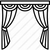Curtains Clipart Curtain Svg Stage Drawing Theatre Window Vector Theater Icon Icons Bedroom Getdrawings Show Clipground Buildings Similar sketch template