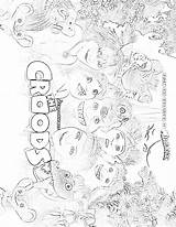 Croods Coloring Pages Getcolorings Color Printable sketch template