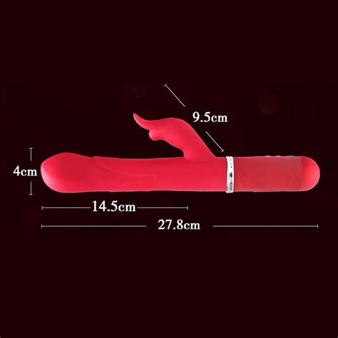 Large Rechargeable Thrusting And Rotating Rabbit Vibrator Clit