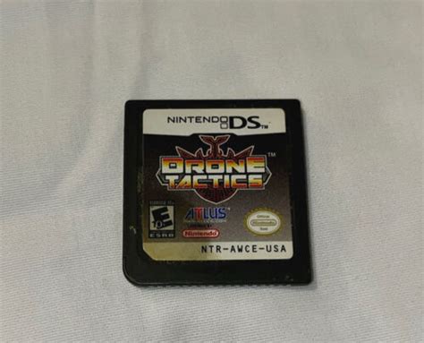 drone tactics nintendo ds authentic tested  ebay