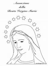 Vergine Assunzione Beata Madonna Disegni Immagini Immacolata Tuttodisegni Colorare Bambini Gesù Drawing Religiose Colorate öffnen sketch template