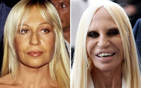 Donatella Versace Before And Now Celebrities Then And Now