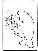 Coloring Jonah Whale Popular sketch template