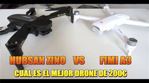 cual es el mejor drone calidad precio hubsan zino  fimi  youtube