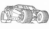 Batmobile Car Lamborghini sketch template