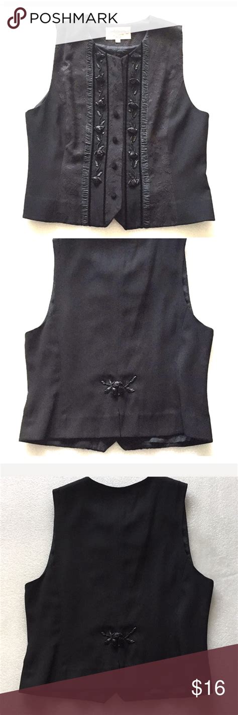 susan bristol black vest susan bristol black vest  special exclusive designs