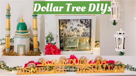diy dollar tree ramadan decorations  youtube
