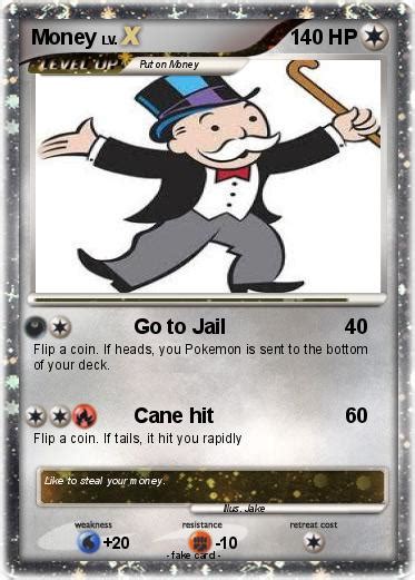 pokemon money     jail  pokemon card