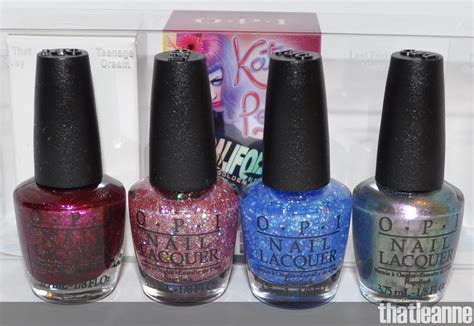 thatleanne katy perry opi swatches and happy new year