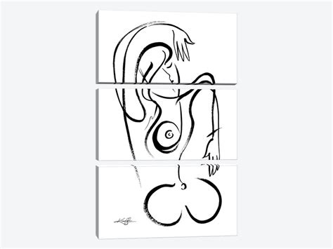 brushstroke nude goddess xix art pr art print kathy morton stanion
